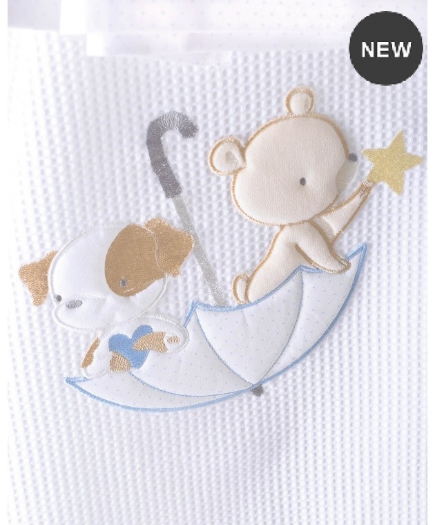 Κουβέρτα πικέ κούνιας (120Χ150) UMBRELLA FLIGHT ΣΙΕΛ, RYTHMOS HOME ΝΕΕΣ ΑΦΙΞΕΙΣ