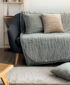 Διακοσμητική Μαξιλαροθήκη Home Décor 45x45 FLO BEIGE Μαξιλαροθήκες