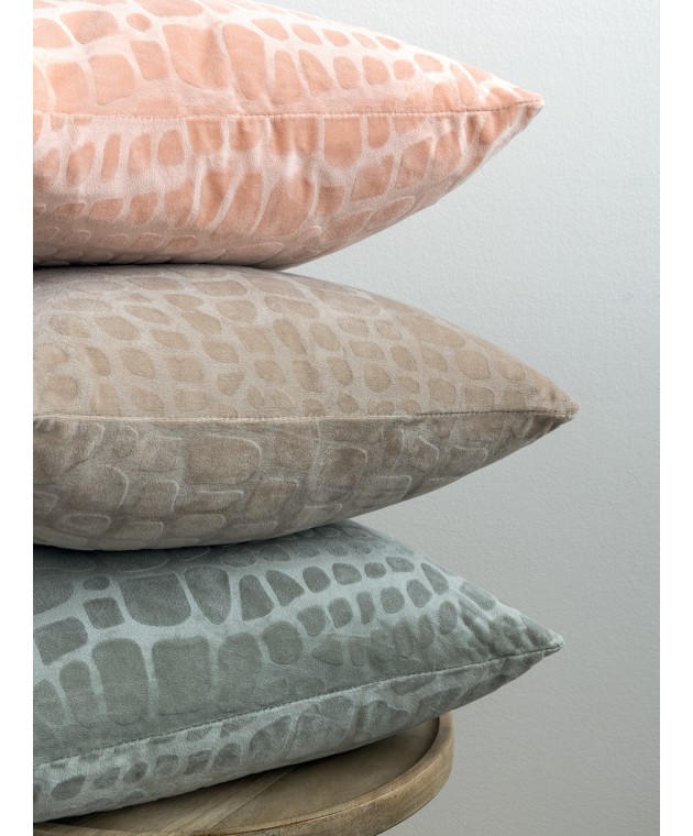 Διακοσμητική Μαξιλαροθήκη Home Décor 45x45 FLO BEIGE Μαξιλαροθήκες