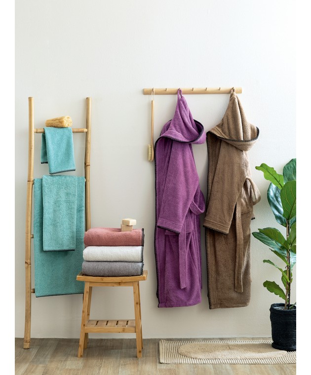 Μπουρνούζι Bath Collection BRIDGE TAUPE Small Μπουρνούζια