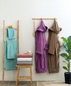 Μπουρνούζι Bath Collection BRIDGE TAUPE Medium Μπουρνούζια