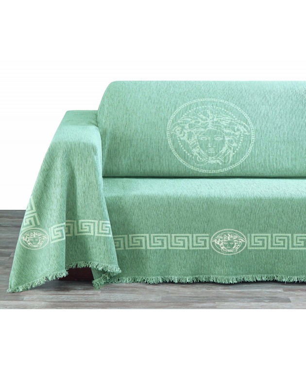 OLYMPUS2  ΤΡΙΘΕΣΙΟ ΡΙΧΤΑΡΙ GREEN 180Χ300CM 100% CHENILLE Τριθέσιου