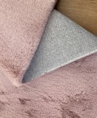 Χαλί 133x190 Γουνάκι Felicity Blush Pink Γούνινα Χαλιά