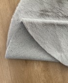 Χαλί Ροτόντα Φ160 Γουνάκι Felicity Silver Grey Γούνινα Χαλιά