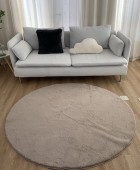 Χαλί Ροτόντα Φ160 Γουνάκι Felicity Linen Γούνινα Χαλιά