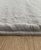 Χαλιά Σετ Κρεβατοκάμαρας 3 Τεμ Γουνάκι Felicity Silver Grey Χαλιά Κρεβατοκάμαρας