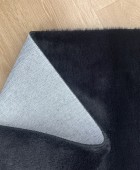 Χαλιά Σετ Κρεβατοκάμαρας 3 Τεμ Γουνάκι Felicity Black Χαλιά Κρεβατοκάμαρας