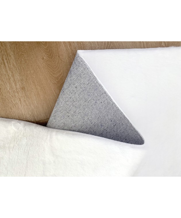 Χαλιά Σετ Κρεβατοκάμαρας 3 Τεμ Γουνάκι Felicity White Χαλιά Κρεβατοκάμαρας