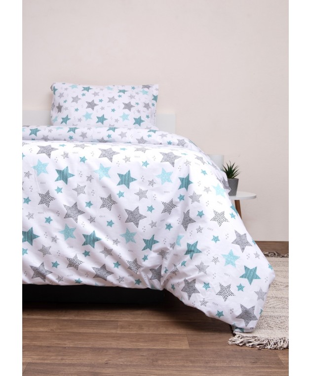 Σετ Σεντόνια Ημίδιπλα 180x275 Σείριος Σεντόνια Φανελένια Ημίδιπλα