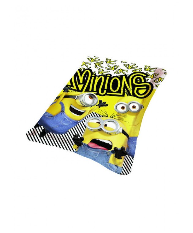 Κουβέρτα Fleece Κούνιας 100x150 Minions 12 Κούνιας