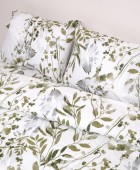 Σετ Πάπλωμα Ημίδιπλο 180x240 Όλιβ Παπλώματα Ημίδιπλα