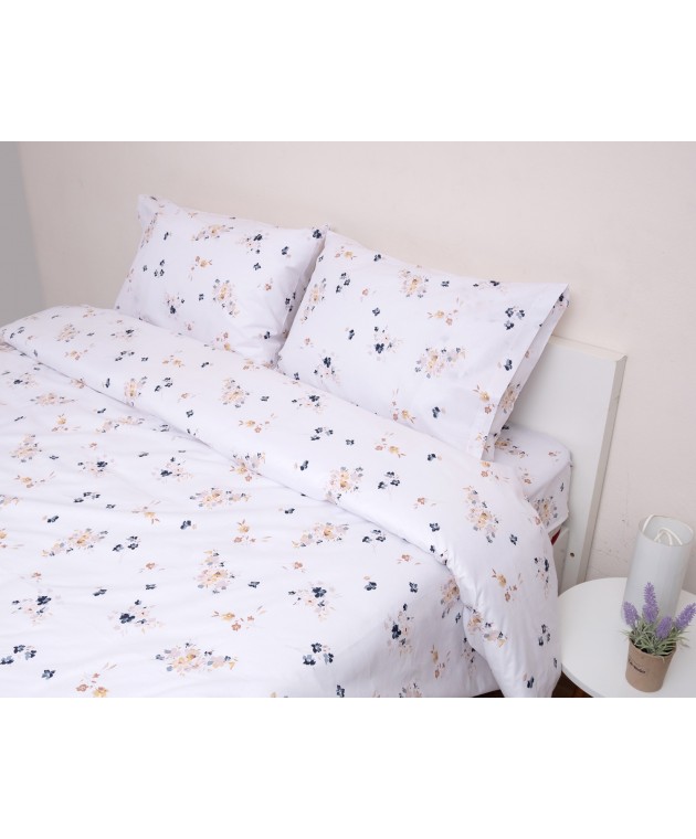 Σετ Πάπλωμα Ημίδιπλο 180x240 Φλόραλ Παπλώματα Ημίδιπλα