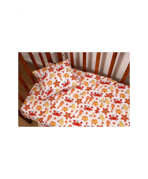 Σετ Σεντόνια Λίκνου 80x100 Πάτρικ Βρεφικά Σεντόνια Λίκνου-Καλαθούνας