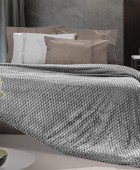Σετ 2τμχ Κουβέρτα Smoothie Anthracite 220x240 Κουβέρτες Fleece Υπέρδιπλες