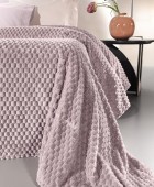 Σετ 2τμχ Κουβέρτα Smoothie Melanze 160x220 Κουβέρτες Fleece Μονές