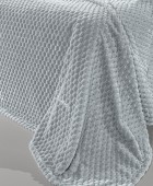 Σετ 2τμχ Κουβέρτα Smoothie Silver 160x220 Κουβέρτες Fleece Μονές