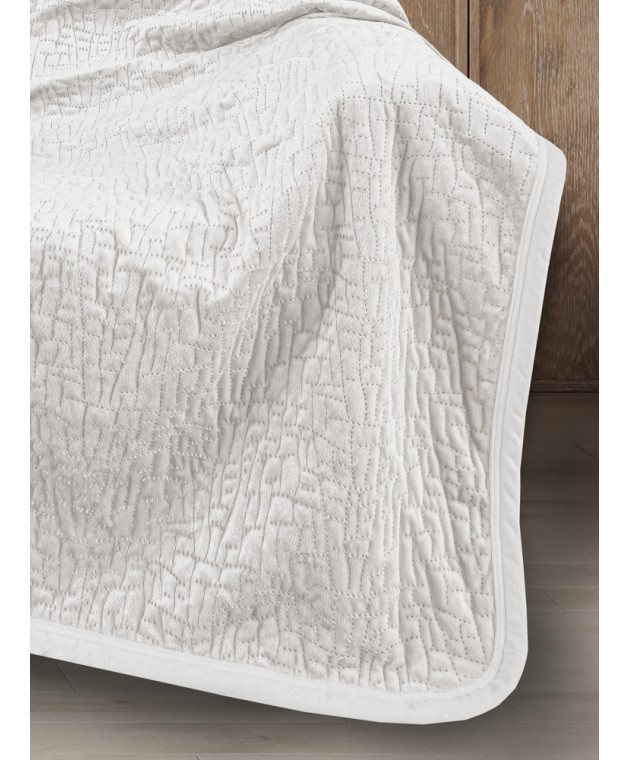 Ριχτάρι Bolzano Ivory 130x170 + Διακοσμητικό Μαξιλάρι Πολυθρόνας