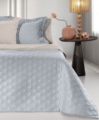 Σετ 3τμχ Κουβερλί Honour Silver 240x250 Νυφικό Κουβερλί