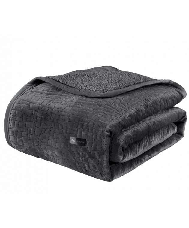Σετ 2τμχ Κουβέρτα Bolzano Anthracite 180x220 