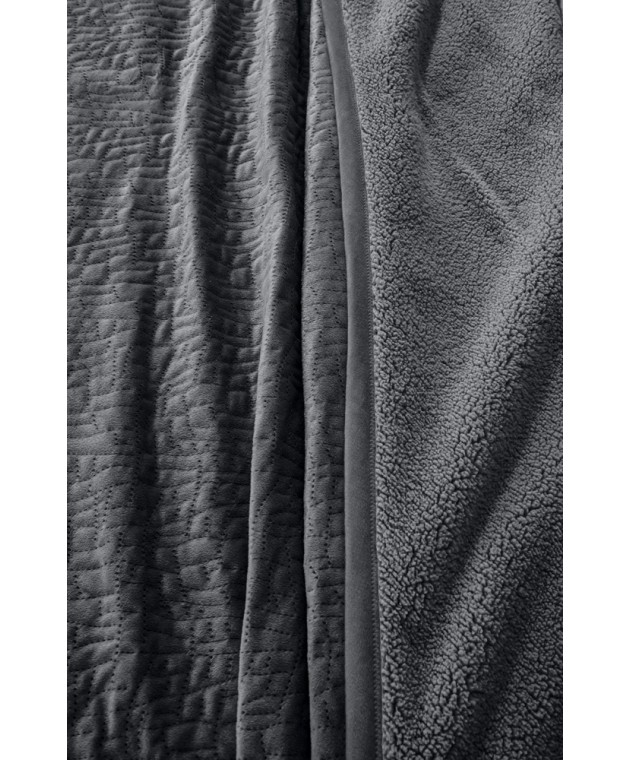 Σετ 2τμχ Κουβέρτα Bolzano Anthracite 180x220 