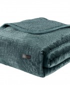 Σετ 2τμχ Κουβέρτα Bolzano Emerald 220x240 Κουβέρτες Βελουτέ Υπέρδιπλες