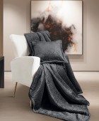Ριχτάρι Bolzano Anthracite 130x170 + Διακοσμητικό Μαξιλάρι ΝΕΕΣ ΑΦΙΞΕΙΣ