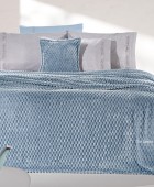 Σετ 2τμχ Κουβέρτα Smoothie Blue 160x220 Κουβέρτες Fleece Μονές