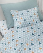 Σετ 3τμχ Βρεφικά Σεντόνια Two 2 Twenty Aqua 115x170 Βρεφικά Σεντόνια