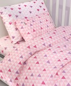 Σετ 3τμχ Βρεφικά Σεντόνια Two 2 Twenty Fuchsia 115x170 Βρεφικά Σεντόνια