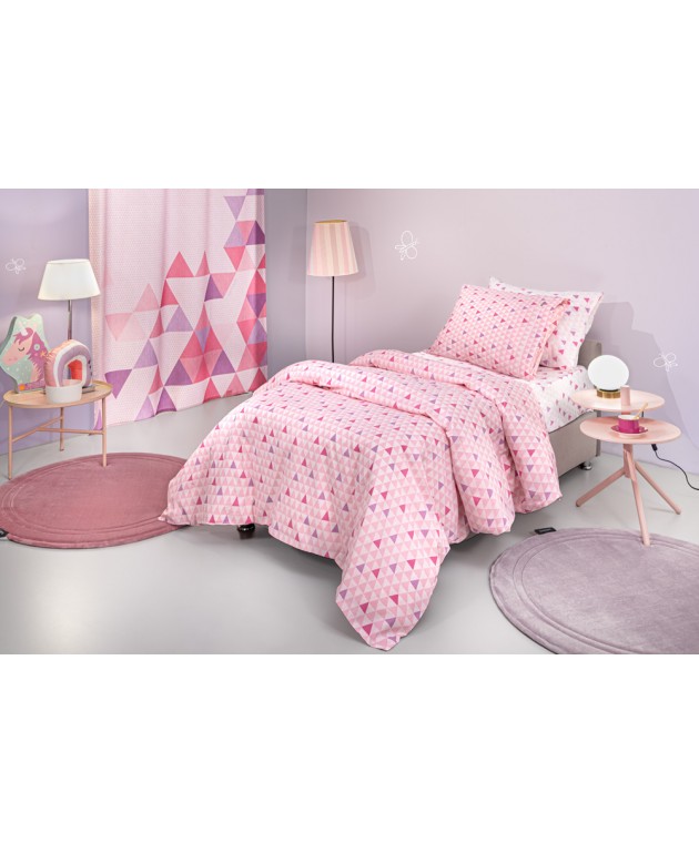 Σετ 3τμχ Παιδικά Σεντόνια Two 2 Twenty Fuchsia 165x250 Παιδικά Σεντόνια