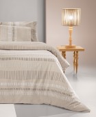 Σετ 4τμχ Σεντόνια Nuvola Taupe Flannel 240x265 Σεντόνια Φανελένια Υπέρδιπλα