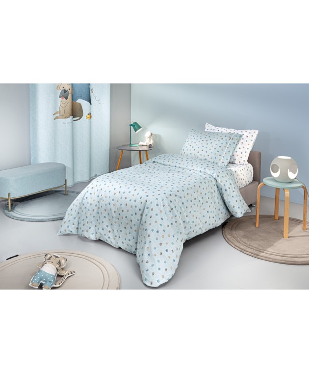 Σετ 2τμχ Παιδική Παπλωματοθήκη Paw Ciel 165x225 Παιδικές Παπλωματοθήκες