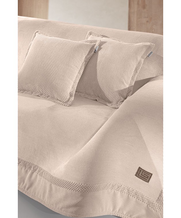 Ριχτάρι Καναπέ Rubicon Champagne (Τετραθέσιος) 170x350 Τετραθέσιου