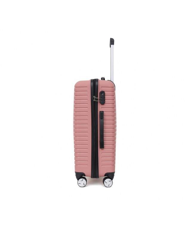 Βαλίτσα Μεσαία Amber Ροζ AM1008 43 x 65 x 25 cm Μεσαίες