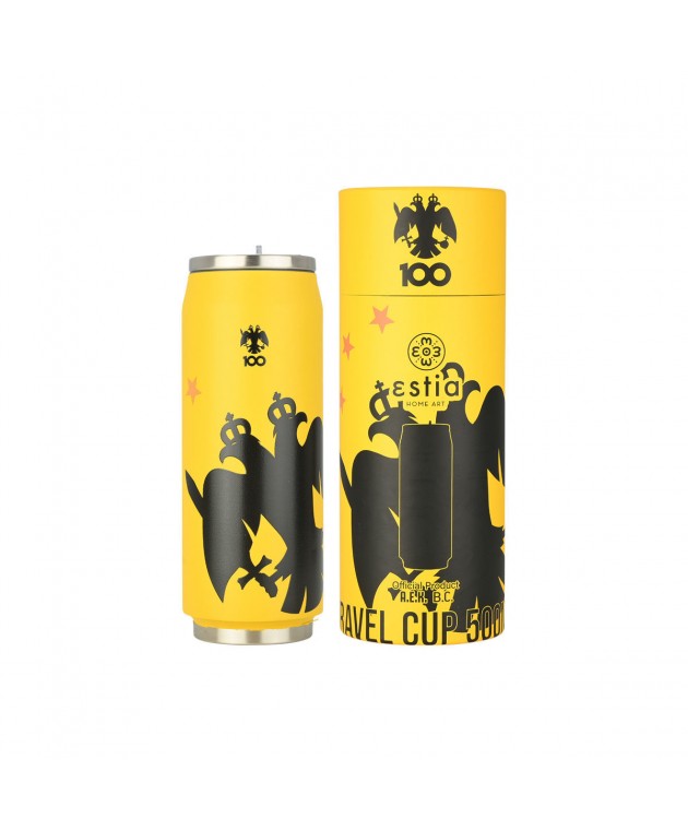 ESTIA ΘΕΡΜΟΣ TRAVEL CUP AEK BC EDITION 500ml 00-27155 ΘΕΡΜΟΣ-ΠΑΓΟΥΡΙΑ