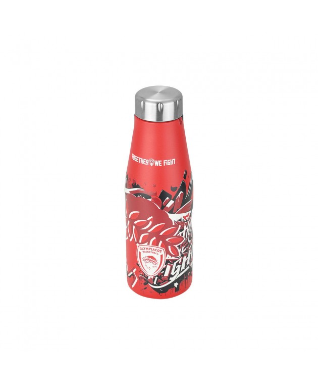 ESTIA ΘΕΡΜΟΣ TRAVEL FLASK OLYMPIACOS BC EDITION TOGETHER WE FIGHT 500ml ΘΕΡΜΟΣ-ΠΑΓΟΥΡΙΑ