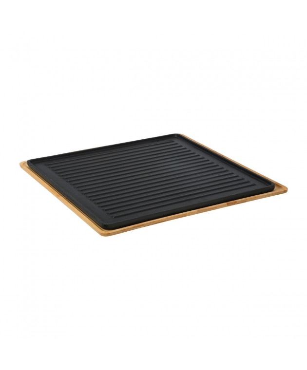 ESTIA ΒΑΣΗ ΓΙΑ ΜΑΝΤΕΜΕΝΙΑ ΠΛΑΚΑ ΨΗΣΙΜΑΤΟΣ BAMBOO 38x38cm 01-20194 Βάσεις κοπής