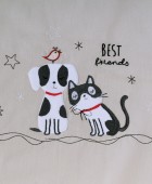 FRIENDS ΠΑΠΛΩΜΑΤΟΘΗΚΗ.ΚΟΥΝΙΑΣ ΣΕΤ 2 ΤΕΜ 100X140 Βρεφικές Παπλωματοθήκες