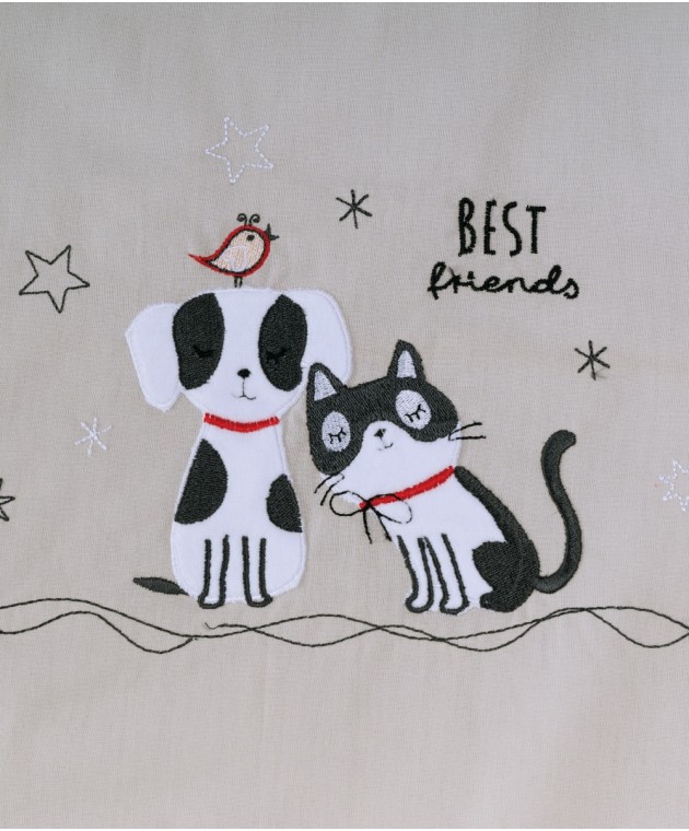FRIENDS ΠΑΠΛΩΜΑΤΟΘΗΚΗ.ΚΟΥΝΙΑΣ ΣΕΤ 2 ΤΕΜ 100X140 Βρεφικές Παπλωματοθήκες