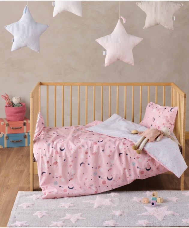 LALUNA ΣΕΝΤΟΝΙ ΛΙΚΝΟΥ.ΣΕΤ 2 ΤΕΜ 60Χ120 Βρεφικά Σεντόνια Λίκνου-Καλαθούνας