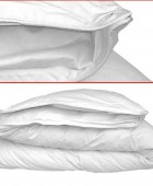 Πάπλωμα λευκό king size (260Χ240) TWIN STRIPE DUVET, PALAMAIKI Παπλώματα Λευκά