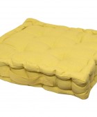 Μαξιλάρι Δαπέδου 40x40x8 581 31-Κίτρινο Μαξιλάρια Δαπέδου
