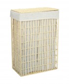 ESTIA ΚΑΛΑΘΙ ΑΠΛΥΤΩΝ NEST 37x22x55cm 2 ΘΕΣΕΩΝ ΜΠΕΖ Καλάθια Απλύτων