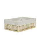 ESTIA ΚΑΛΑΘΙ ΑΠΟΘΗΚΕΥΣΗΣ & ΟΡΓΑΝΩΣΗΣ NEST 28×20×10cm ΜΠΕΖ Διακοσμητικά Καλάθια-Κουτιά