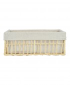 ESTIA ΚΑΛΑΘΙ ΑΠΟΘΗΚΕΥΣΗΣ & ΟΡΓΑΝΩΣΗΣ NEST 32×24×12cm ΜΠΕΖ Διακοσμητικά Καλάθια-Κουτιά