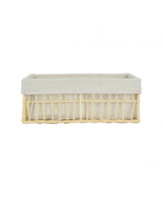 ESTIA ΚΑΛΑΘΙ ΑΠΟΘΗΚΕΥΣΗΣ & ΟΡΓΑΝΩΣΗΣ NEST 32×24×12cm ΜΠΕΖ Διακοσμητικά Καλάθια-Κουτιά
