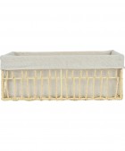 ESTIA ΚΑΛΑΘΙ ΑΠΟΘΗΚΕΥΣΗΣ & ΟΡΓΑΝΩΣΗΣ NEST 36×27×13cm ΜΠΕΖ Διακοσμητικά Καλάθια-Κουτιά
