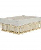 ESTIA ΚΑΛΑΘΙ ΑΠΟΘΗΚΕΥΣΗΣ & ΟΡΓΑΝΩΣΗΣ NEST 36×27×13cm ΜΠΕΖ Διακοσμητικά Καλάθια-Κουτιά