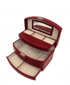 Θήκη Κοσμημάτων DAVIDTS Κόκκινη 367987-84 Θήκες Κοσμημάτων/Ρολογιών