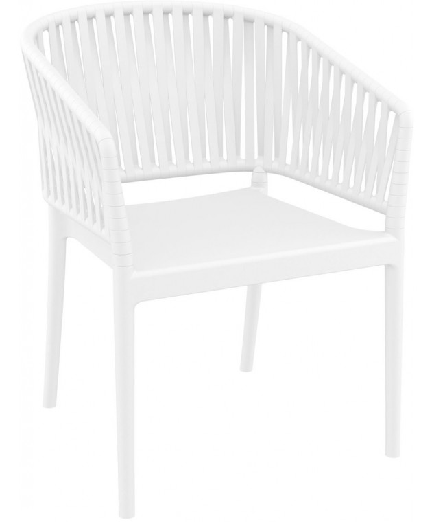 PORTOFINO WHITE ΠΟΛΥΘΡΟΝΑ ΠΟΛ/ΝΙΟΥ  58X58X80εκ. Πολυθρόνες